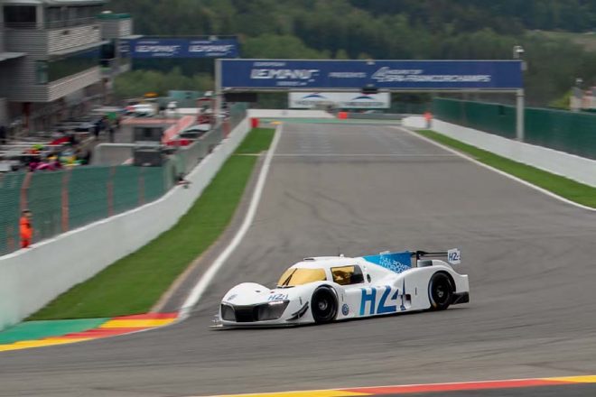 スパ・フランコルシャンでデモランを行なったGreenGT LMPH2G