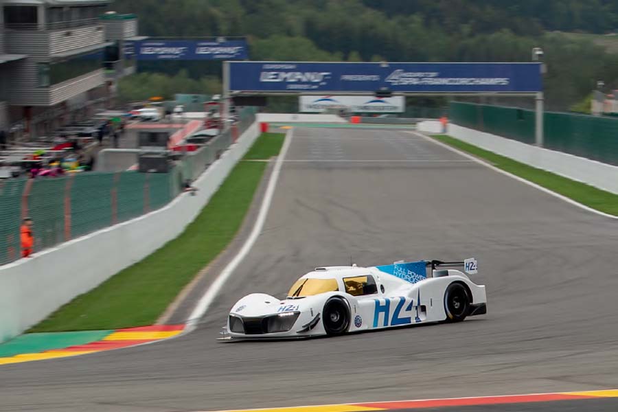 スパ・フランコルシャンでデモランを行なったGreenGT LMPH2G