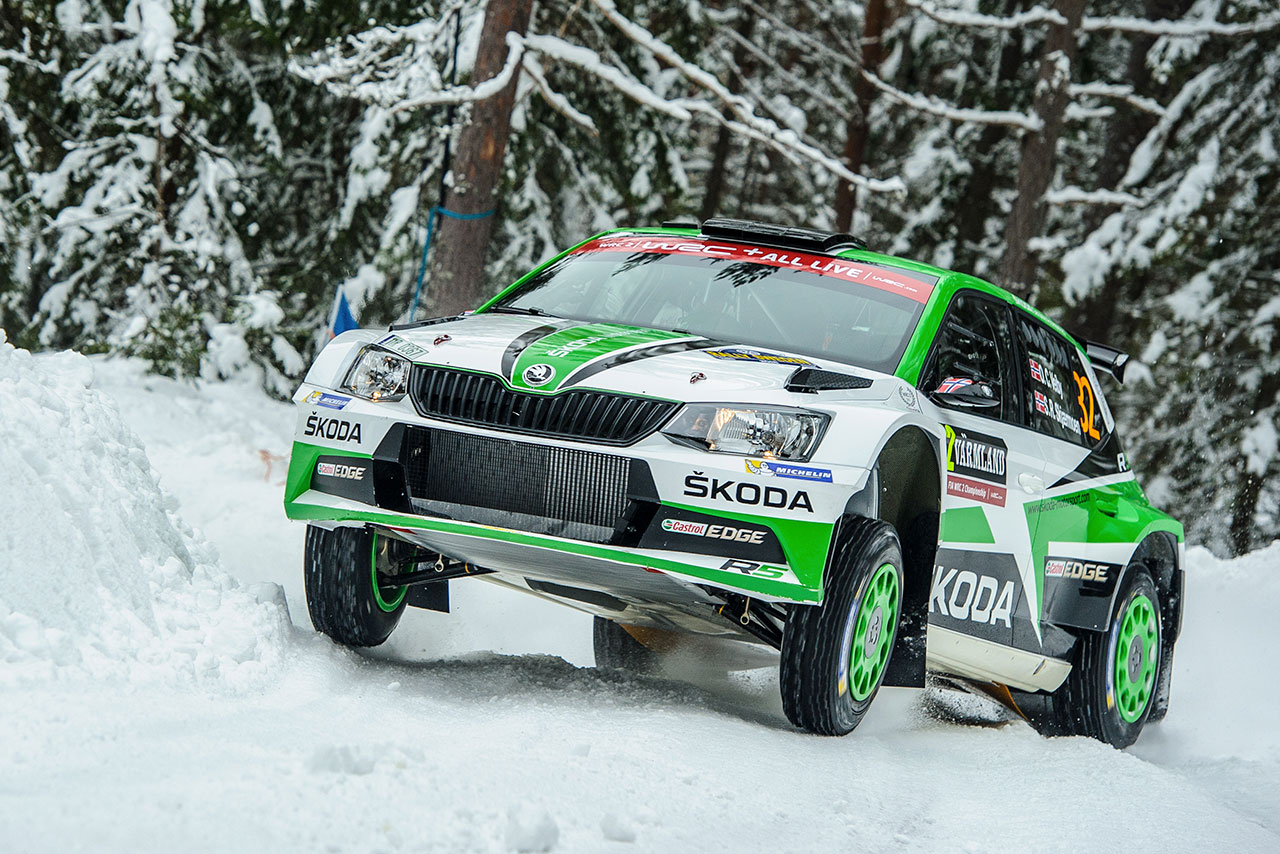 ベイビーは2月のラリー・スウェーデンでクラス3位を獲得している