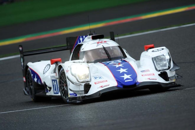 総合2位となったドラゴンスピードの21号車オレカ07・ギブソン