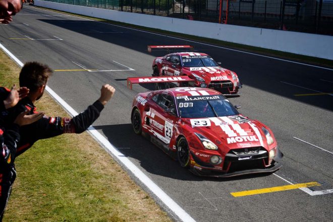 GT SPORT・モチュール・チームRJNが走らせる2台のニッサンGT-RニスモGT3