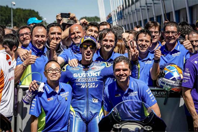 MotoGP第8戦オランダGPで2位を獲得したリンス