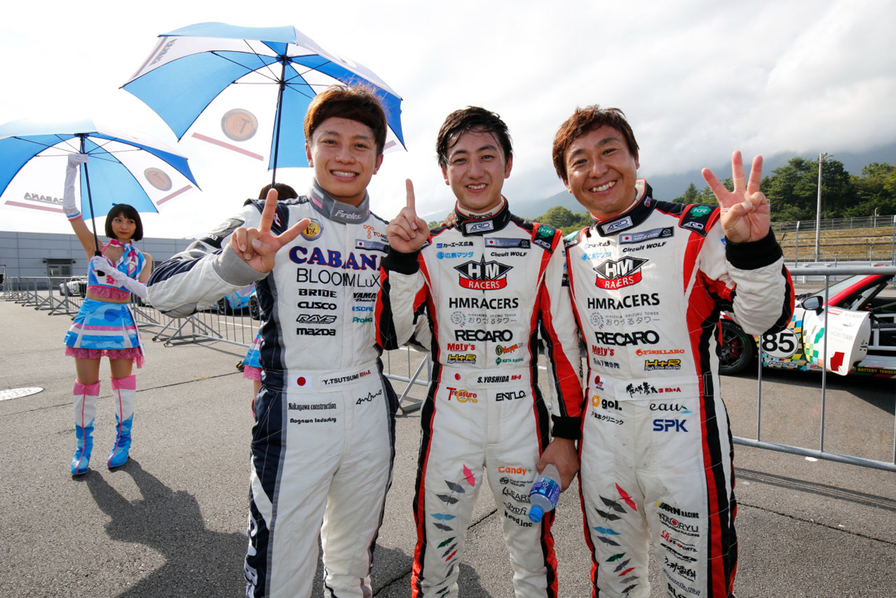2018年シーズン最終戦で表彰台に上がったドライバーたち