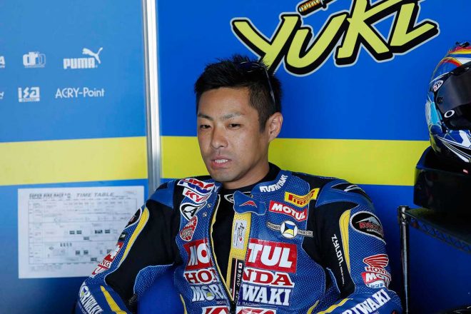 JSB1000クラス初ポールを獲得した高橋裕紀