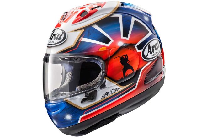 アライ RX-7X『ペドロサ・サムライ・スピリット・青』