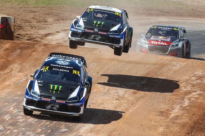 ファイナルはペター・ソルベルグ（フォルクスワーゲン・ポロRX スーパーカー）がリードする展開に
