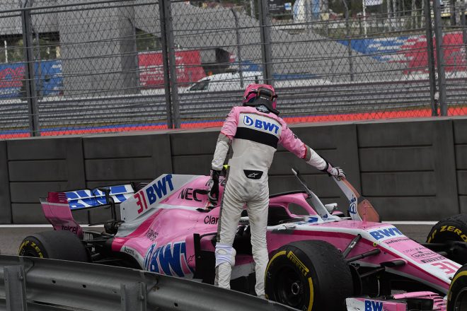 2018年F1第16戦ロシアGP　エステバン・オコン