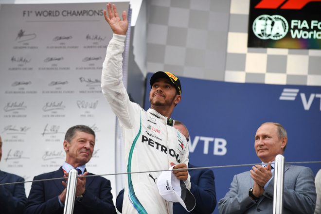 2018年F1第16戦ロシアGP　ルイス・ハミルトン