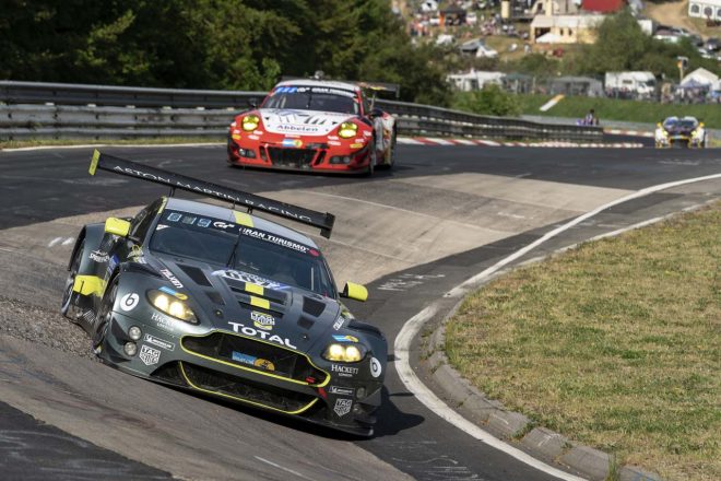 2018ニュルブルクリンク24時間で総合4位となったアストンマーチンV12バンテージGT3
