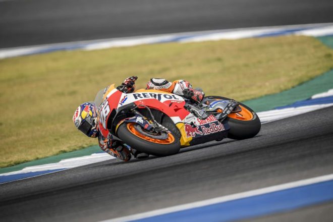 ブリーラムテストでトップタイムを記録したダニ・ペドロサ