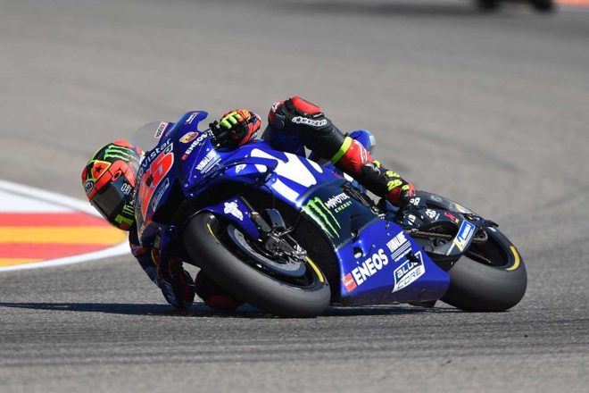 前戦アラゴンGPを戦うマーベリック・ビニャーレス