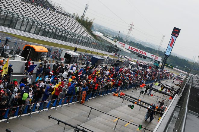 F1日本GP鈴鹿サーキット木曜日