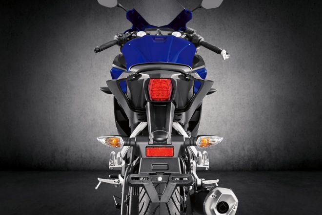 テール部分は空力を意識したデザインとなっている。