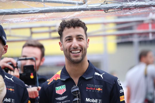 2018年F1第17戦日本GP　ダニエル・リカルド（レッドブル）