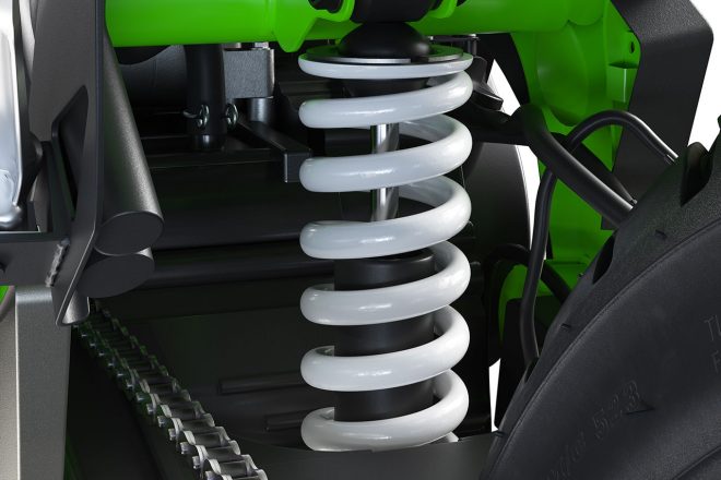 プリロード調整可能なリヤサスペンション