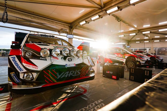 TOYOTA GAZOO Racing WRTのサービスパーク