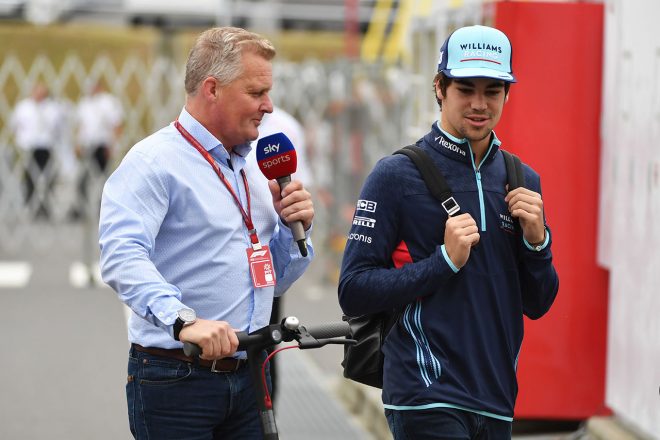 2018年F1第17戦日本GP　ランス・ストロールが出勤