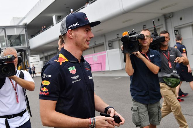 2018年F1第17戦日本GP　マックス・フェルスタッペン