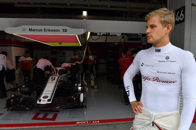 2018年F1第17戦日本GP　フリー走行1回目　マーカス・エリクソン