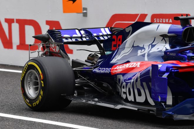 2018年F1第17戦日本GP　フリー走行1回目　ブレンドン・ハートレー（トロロッソ・ホンダ）