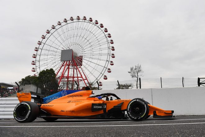 2018年F1第17戦日本GP　フェルナンド・アロンソ（マクラーレン）