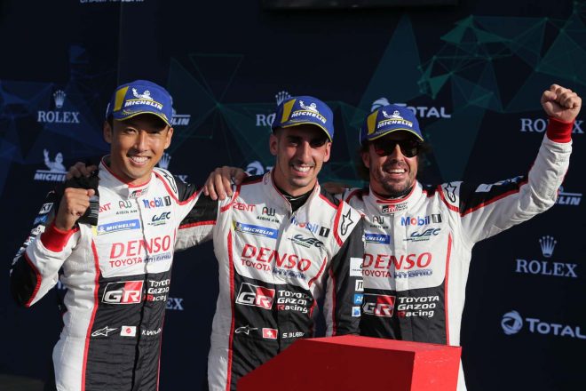 第3戦終了時点でレベリオンの3号車組にドライバーズ選手権で2ポイント差に迫られた中嶋一貴／セバスチャン・ブエミ／フェルナンド・アロンソ組