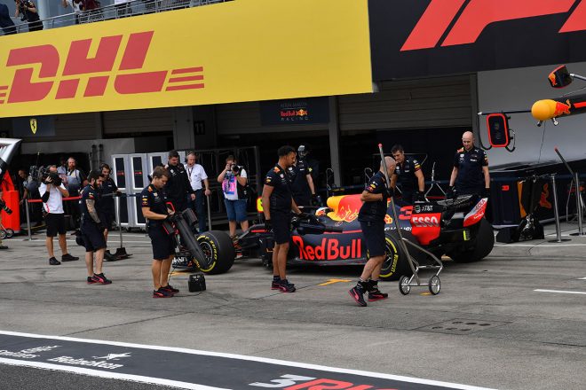 2018年F1第17戦日本GP　ダニエル・リカルド（レッドブル）