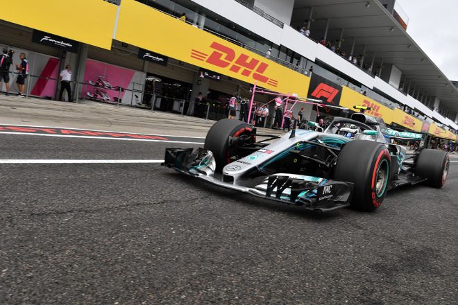 2018年F1第17戦日本GP　バルテリ・ボッタス（メルセデス）
