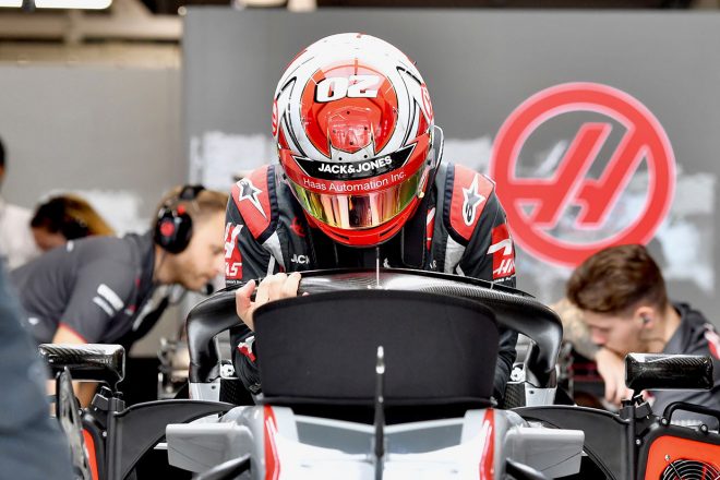 2018年F1第17戦日本GP　ケビン・マグヌッセン（ハース）