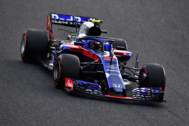 2018年F1第17戦日本GP　予選Q3に進出したピエール・ガスリー