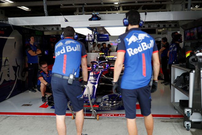2018年F1第17戦日本GP　ピエール・ガスリー（トロロッソ・ホンダ）