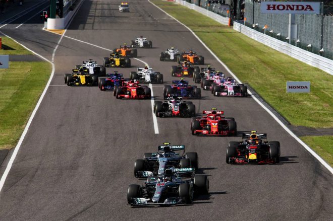 2018年F1第17戦日本GP決勝スタート