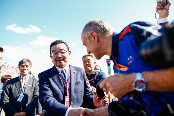 2018年F1第17戦日本GP決勝日ホンダ八郷社長