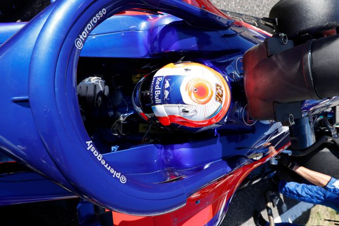 2018年F1第17戦日本GP　ピエール・ガスリー
