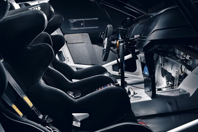 フォルクスワーゲン・ポロGTI R5のコクピット