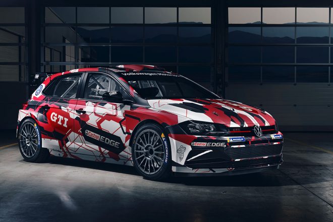 WRC第12戦カタルーニャのWRC2クラスへ投入されるフォルクスワーゲン・ポロGTI R5