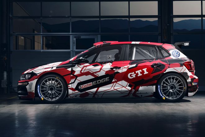 WRC第12戦カタルーニャのWRC2クラスへ投入されるフォルクスワーゲン・ポロGTI R5