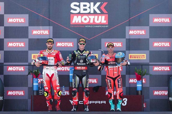 2位表彰台を獲得したフォレズはインディペンデントチームのライダーとしてトップを確定させた