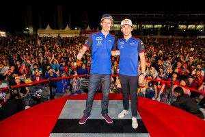 2018年F1第17戦日本GP　ピエール・ガスリー、ブレンドン・ハートレー