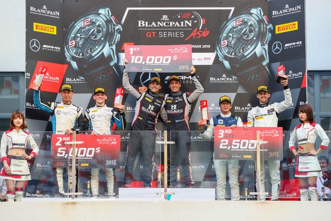 第11戦 GT3クラス表彰台