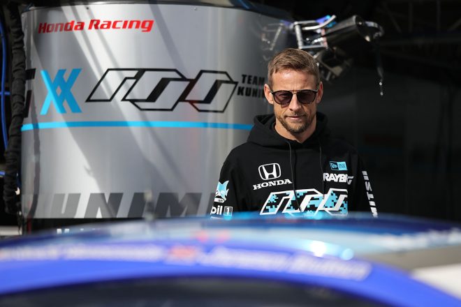 ジェンソン・バトン（RAYBRIG NSX-GT）