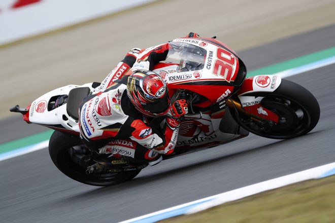 初日総合13番手につけた中上