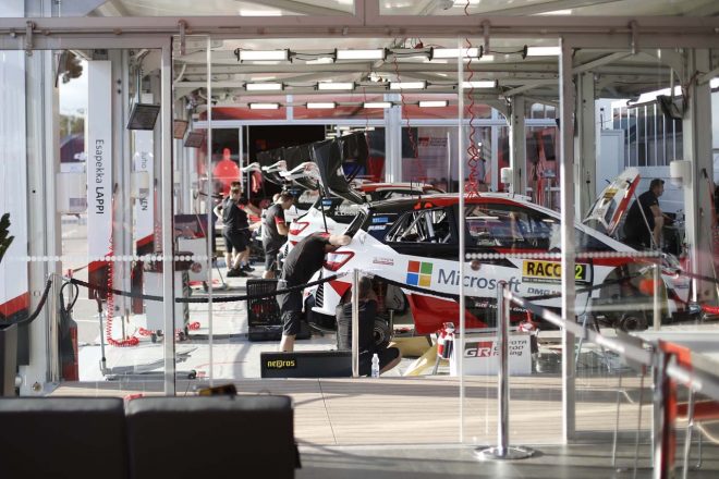 TOYOTA GAZOO Racing WRTのサービスエリア