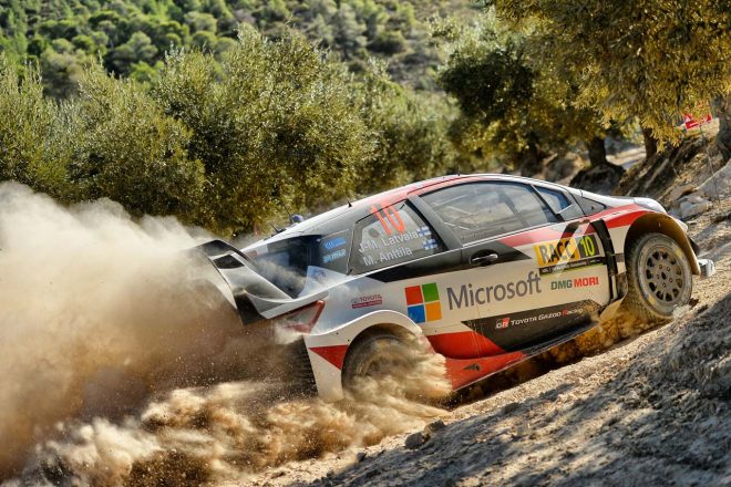 2017年のWRCスペインでは潤滑系のトラブルでリタイアとなったヤリ-マティ・ラトバラ