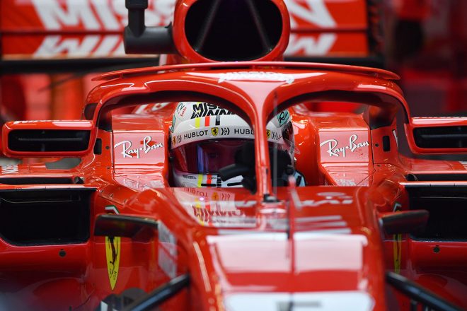 2018年F1第18戦アメリカGP　セバスチャン・ベッテル