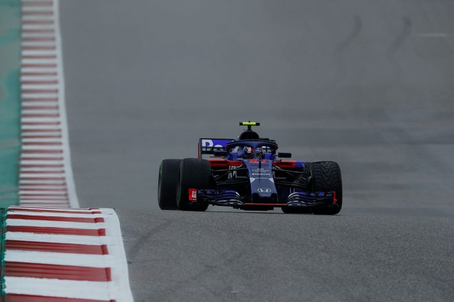2018年F1第18戦アメリカGP　ピエール・ガスリー
