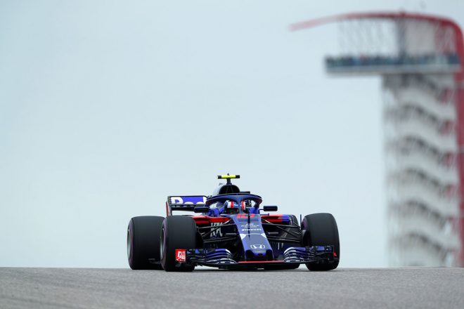2018年F1第18戦アメリカGP　ピエール・ガスリー