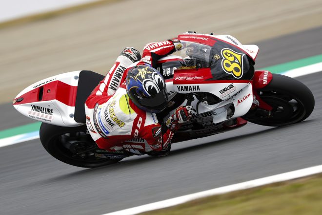 7度目のMotoGP日本GP参戦で、14位フィニッシュを果たした中須賀