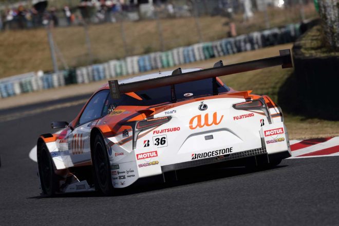 2位表彰台を獲得したau TOM’S LC500