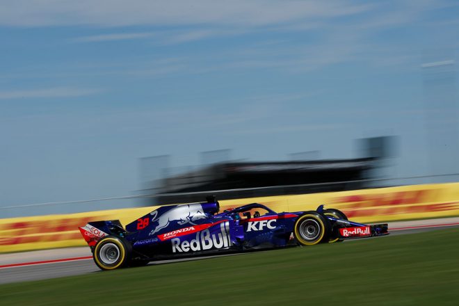 2018年F1第18戦アメリカGP　ブレンドン・ハートレー